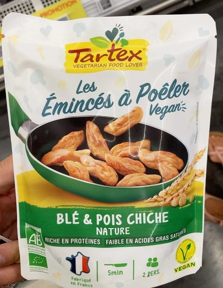 Les émincés à poêler vegan