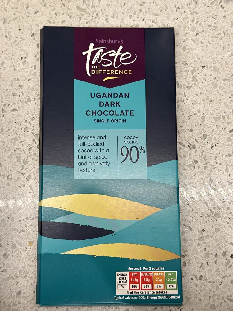 Ugandan dark chocolate