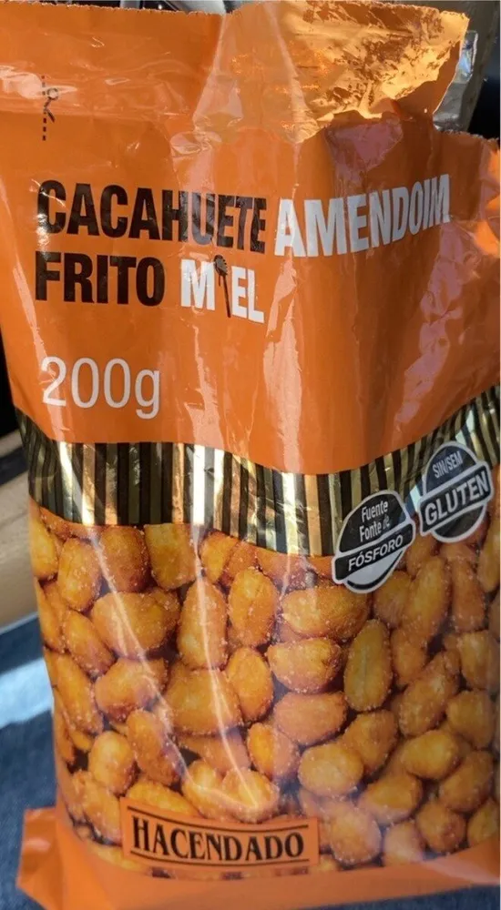 Cacahuete frito con miel