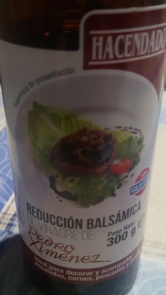 Reduccion balsamica de vinagre