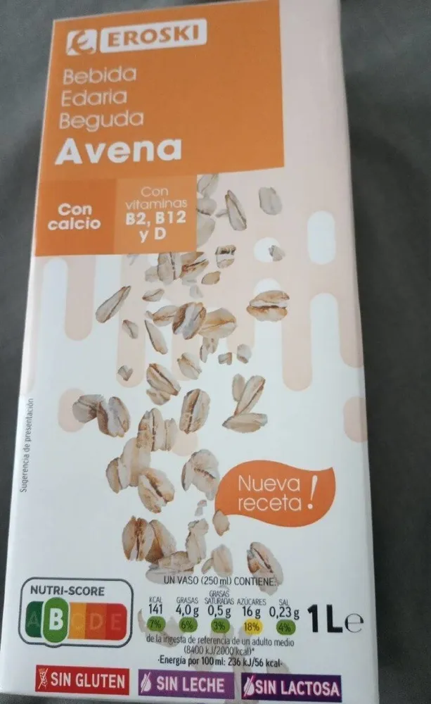 Bebida avena