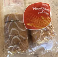Napolitanas con crema