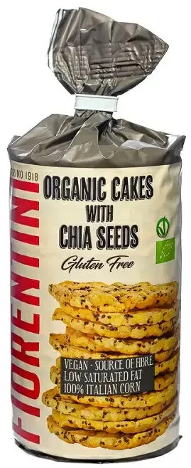 Organic cakes with chia seeds