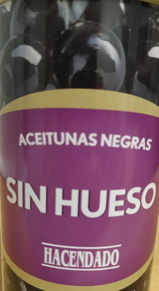Aceitunas negras sin hueso
