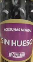 Aceitunas negras sin hueso