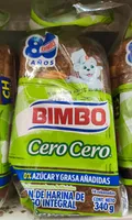 Pan integral Bimbo cero cero