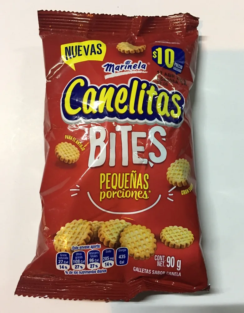 Canelitas Bites Marinela