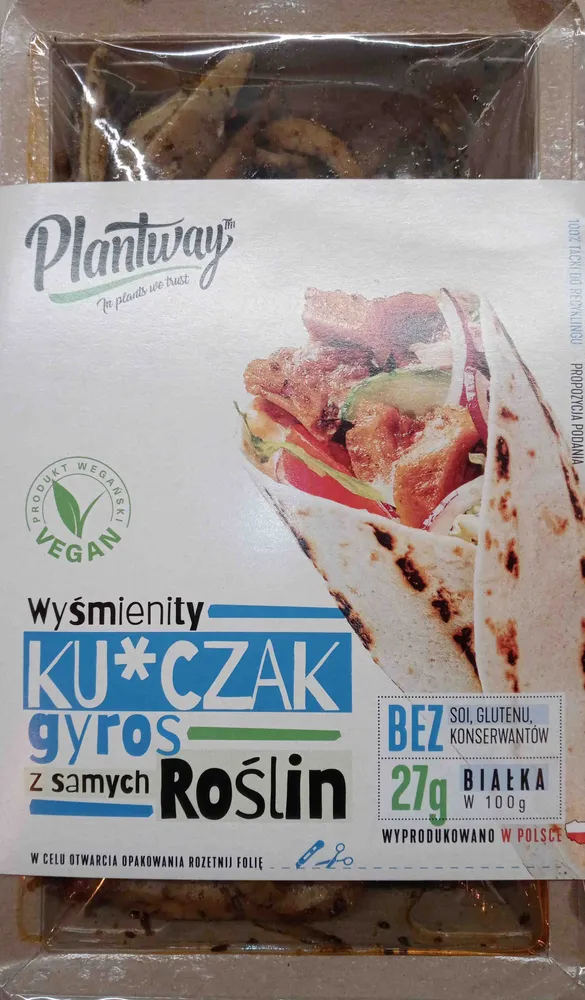 Ku*czak gyros z samych roślin