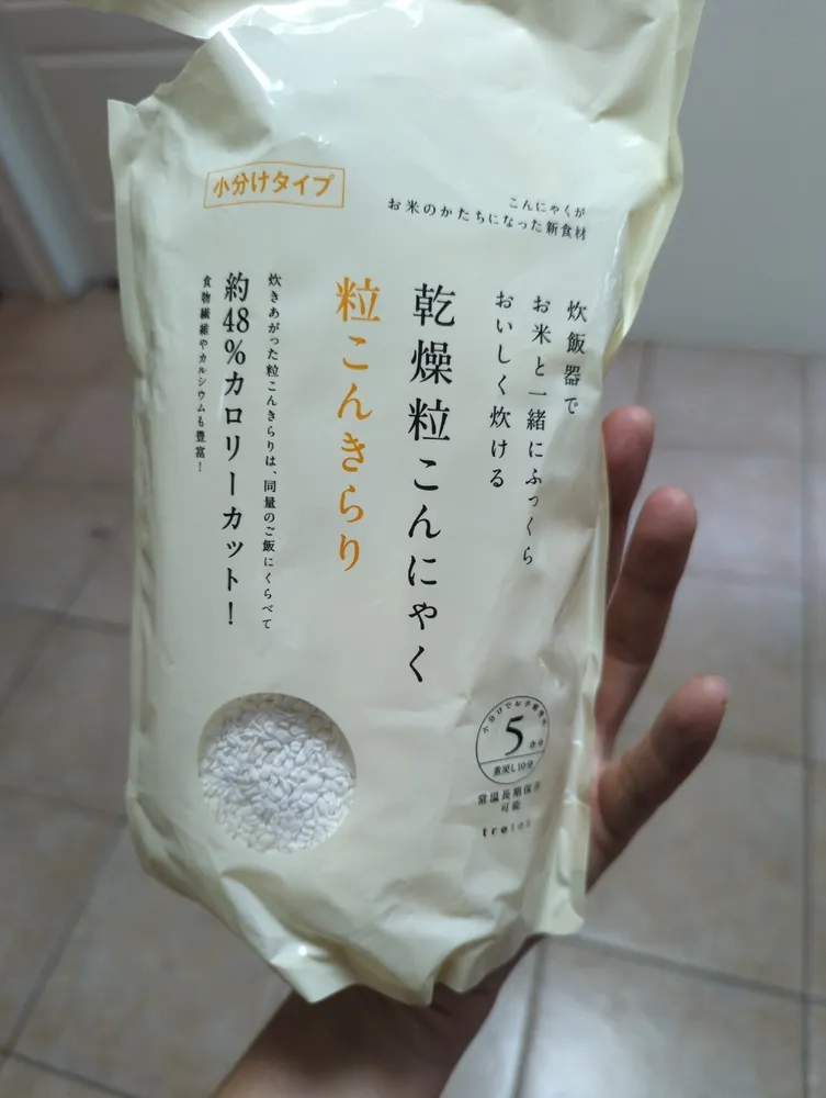 Kanso konnyaku tsubukon kirari