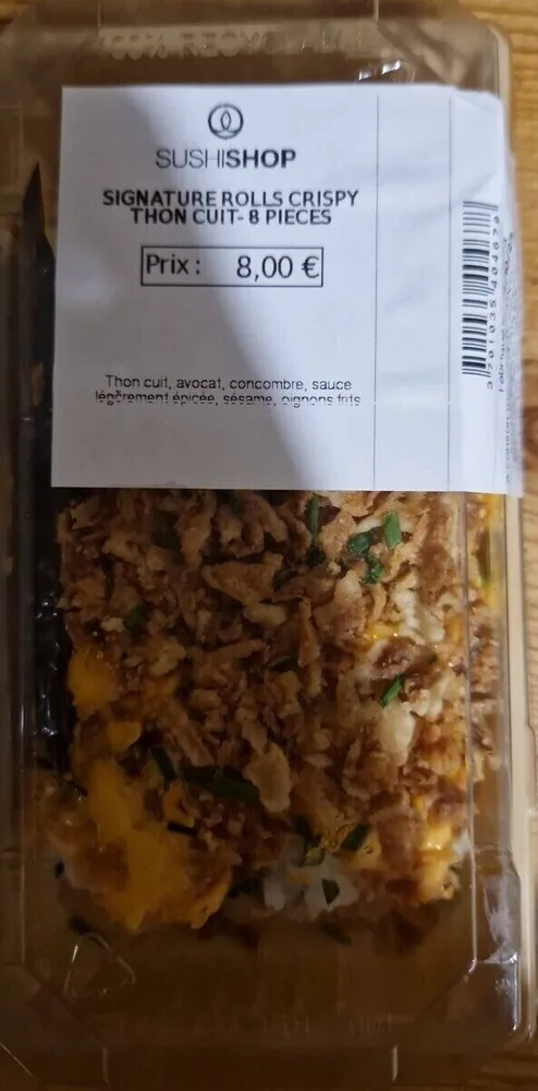 Signature rolls crispy thon cuit