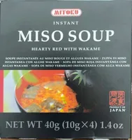 Miso soup - Hearty red with wakame