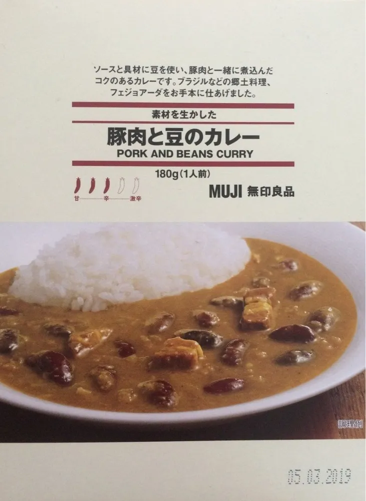 Curry au porc et haricots rouges
