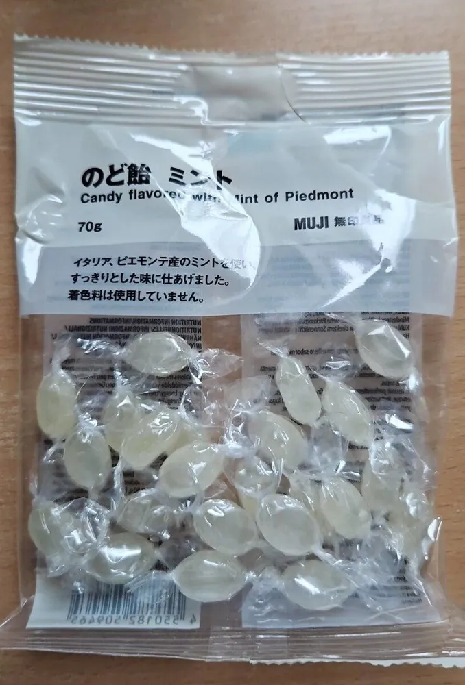 Candy flavored with Mint of Piedmont