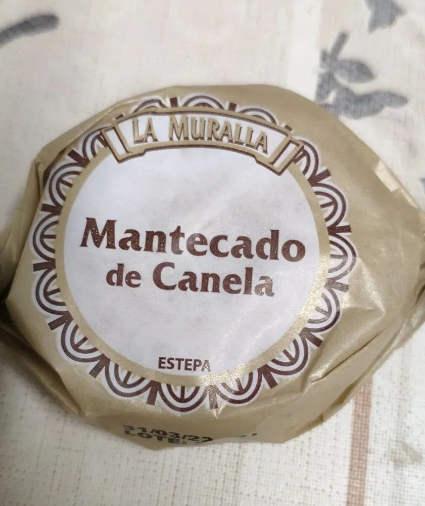 Mantecado de canela
