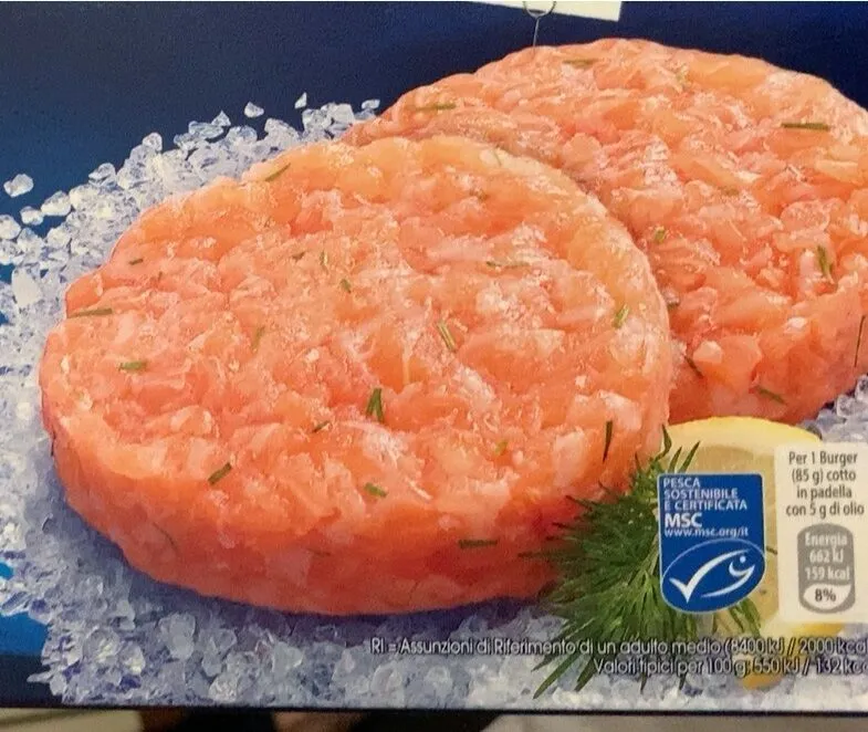 2 burger di salmone