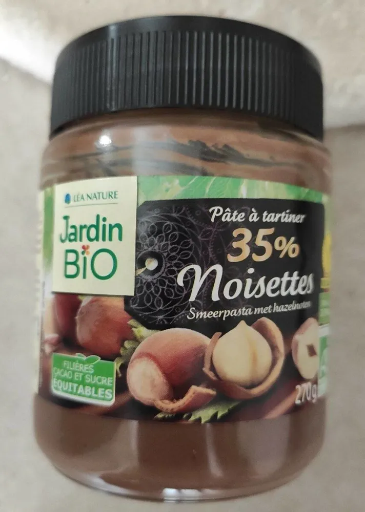 Pâte à tarte 35% noisettes jardin bio