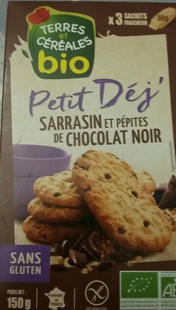 Petit Déj' sarrasin et pépites de chocolat noir