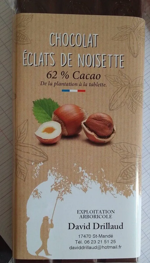 Chocolat éclats de noisettes