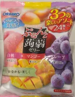 Orihiro Konjac Jelly Peach & Mango Grape