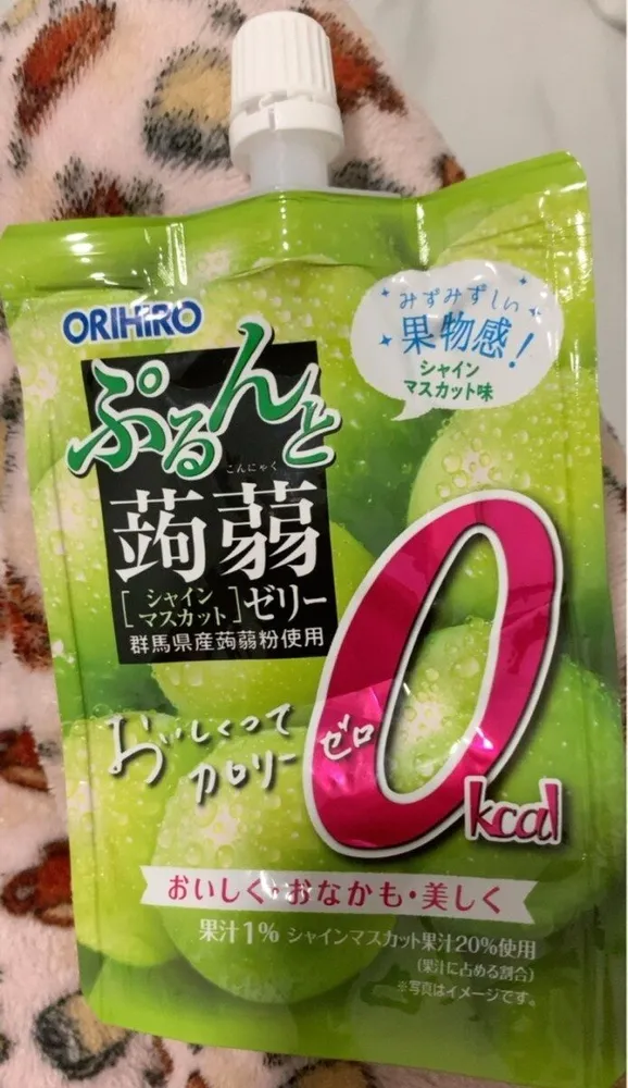 ORHIRO KONJAC JELLY STANDING ZERO CALORIES SHINE MUSCAT 130G