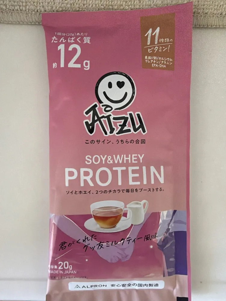 AIZU SOY&WHEY PROTEIN ミルクティー風味
