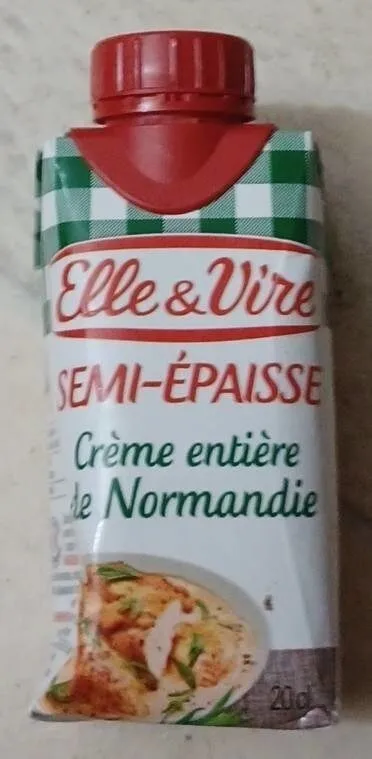 Crème entière Normandie semi épaisse