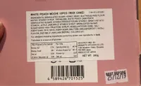 White peach mochi