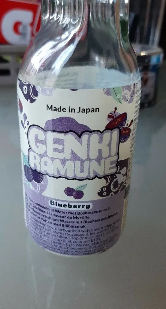 Genki ramune blueberry