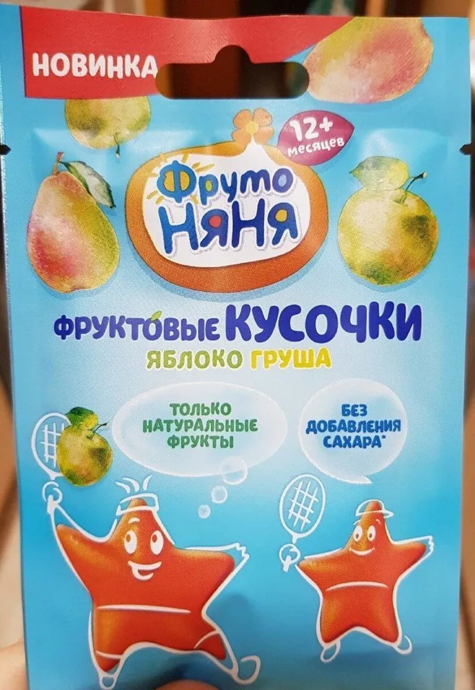 Фруктовые кусочки (яблоко груша)