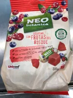 Gelatina con frutas del bosque
