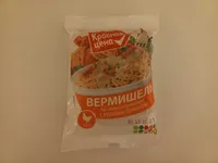 Вермишель быстрого приготовления с куриным бульоном