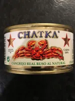 Crabe royal russe au naturel