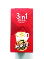 Напиток кофейный растворимый ароматизированный Жокей 3 в 1 Крепкий (3 in 1 Strong)