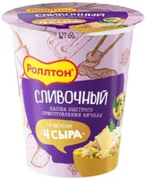 Лапша Роллтон Сливочный, со вкусом 4 сыра