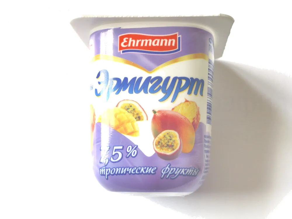 Эрмигурт 7,5 % тропические фрукты