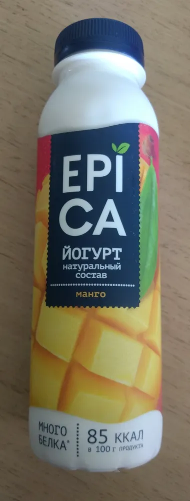 йогурт натуральный состав манго