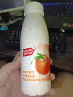 ЙОГУРТ ПЕРСИК ОБЕЗЖИРЕННЫЙ