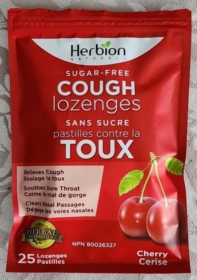 Herbion Naturals Sugar-Free Cough Lozenges