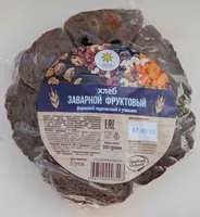 Хлеб заварной фруктовый нарезанный в упаковке