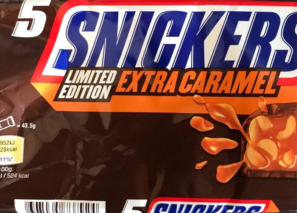 Snickers extra caramel