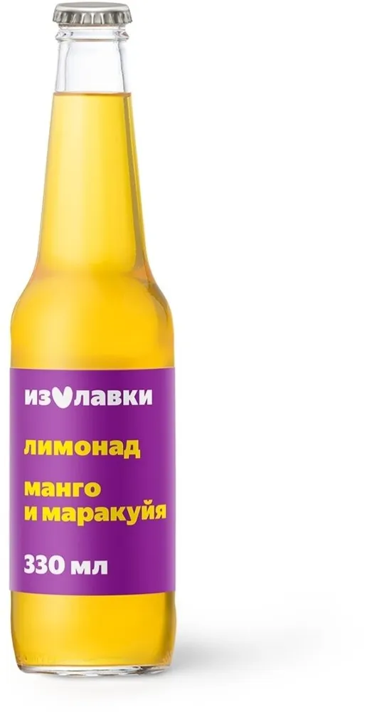 Напиток безалкогольный "лимонад "из лавки" с соком манго и маракуйи сильногазированный пастеризованный