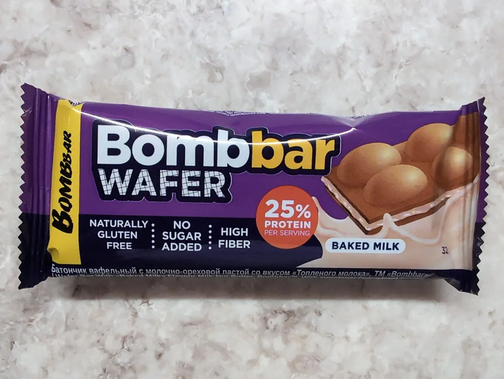 Вафельный батончик Wafer со вкусом топленого молока