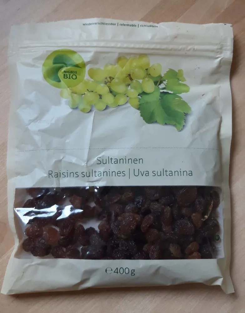 Raisins Sultanines bio