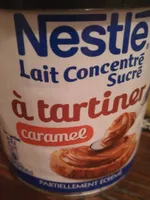 Lait concentré sucré à tartiner caramel