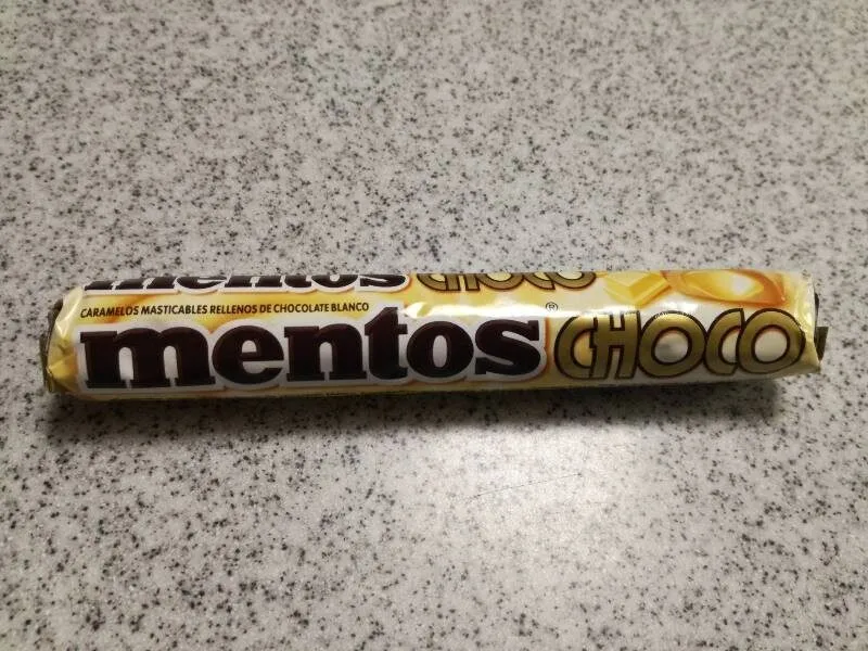 Caram Mentos Stick Choco White