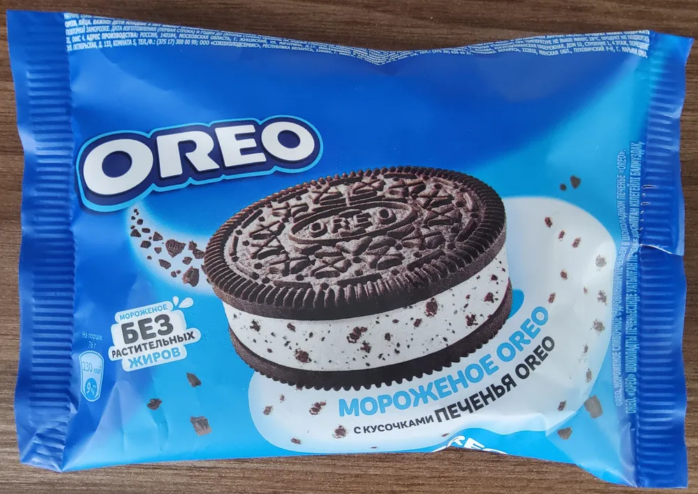 Мороженое OREO с кусочками печенья