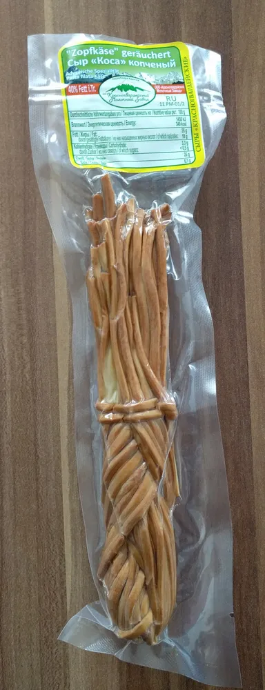 Zopfkäse geräuchert