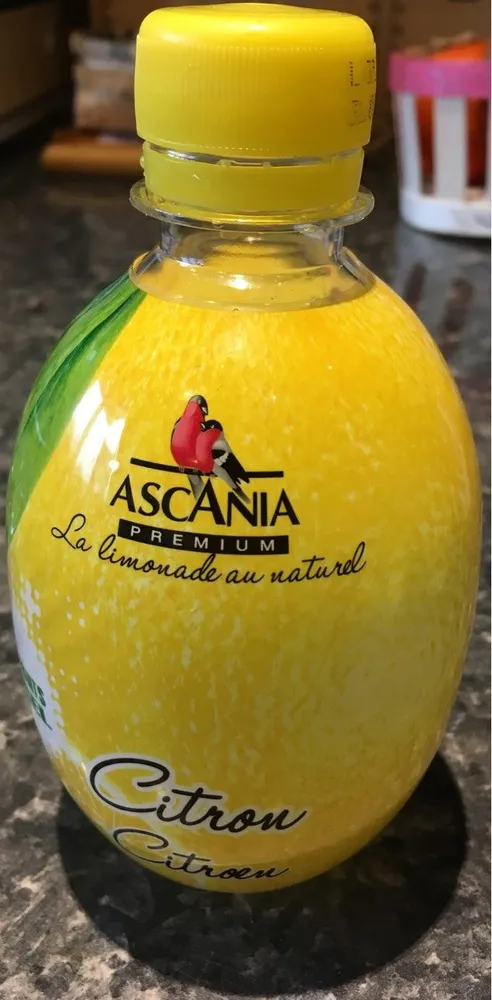 Boisson pétillante au jus de fruits - citron