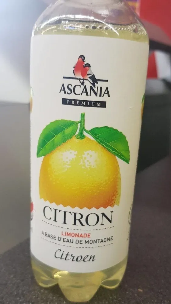 Ascania Citron Limonade à base d'eau de Montagne