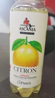 Ascania Citron Limonade à base d'eau de Montagne
